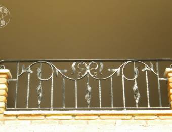 Wrought iron balustrade