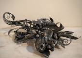 Small wrought iron sculpture - Cornucopia
