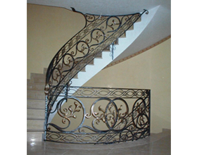 Balustrade in iron