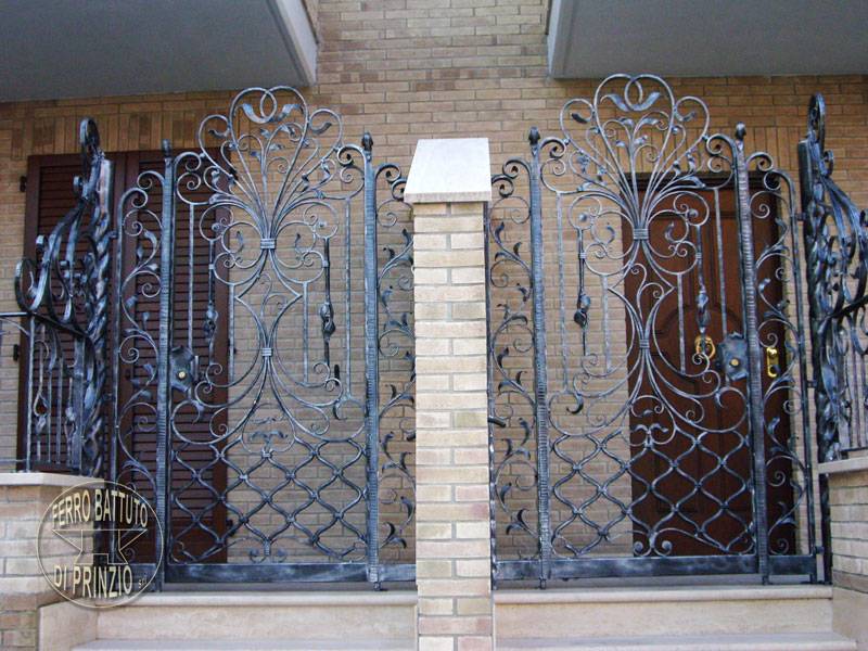 Small wrought iron gates