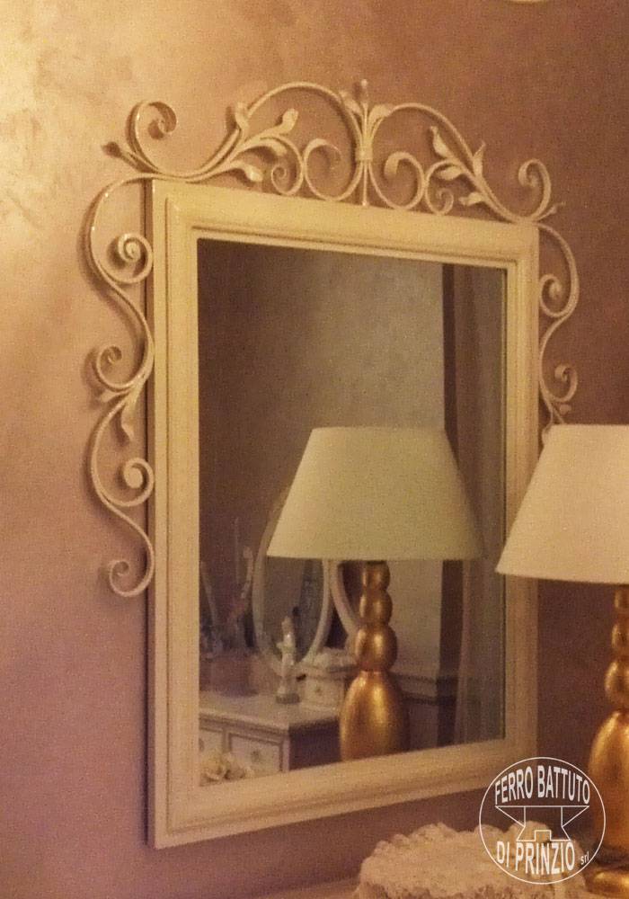 White frame for mirror