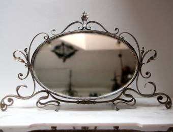 Wrough Iron Mirror - Handmade