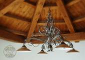 Wrought iron chandelier 