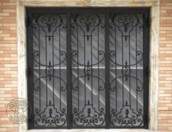 Wrought iron protection for windows