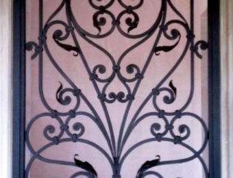 Wrought iron protection