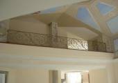 Interior balustrade or railing in wrought iron for balcony