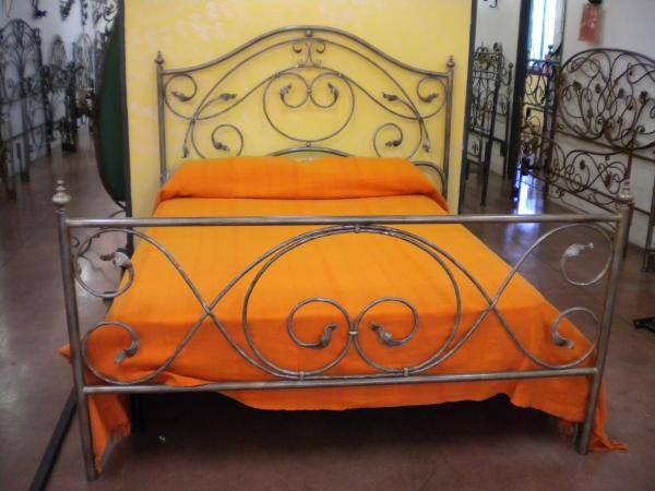 Wrought iron double bed handcrafted
