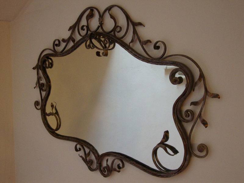 Wrought Iron Mirror Classic Design