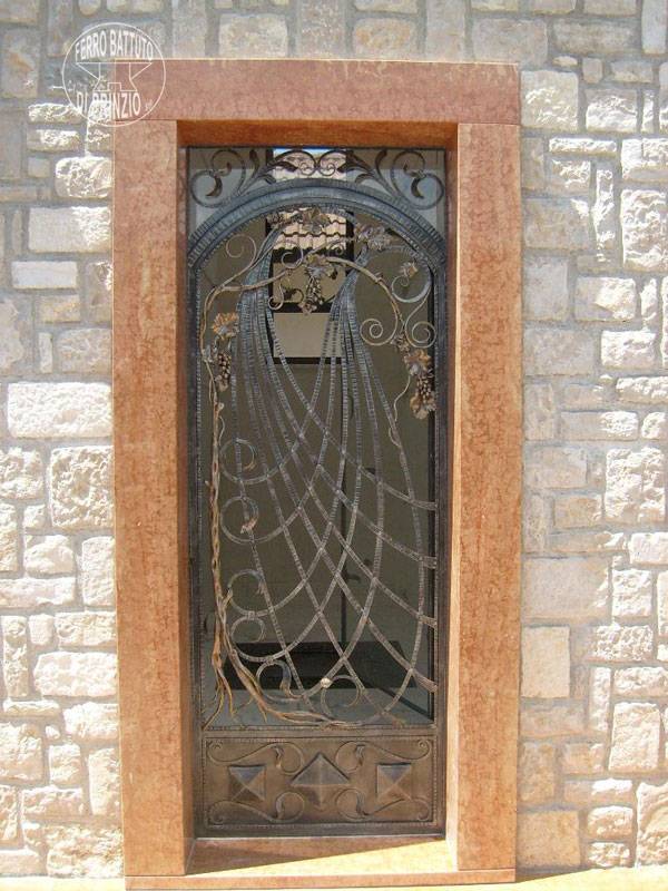 Wrought iron door