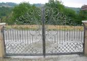 Beautiful wrought iron gate for Villa