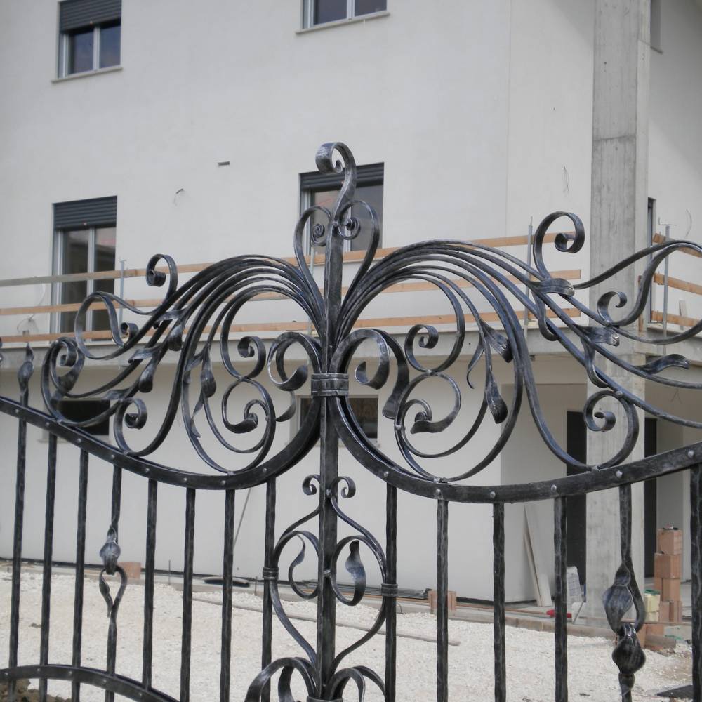 fence villa with flower decoration