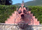 Fountain in wrought iron