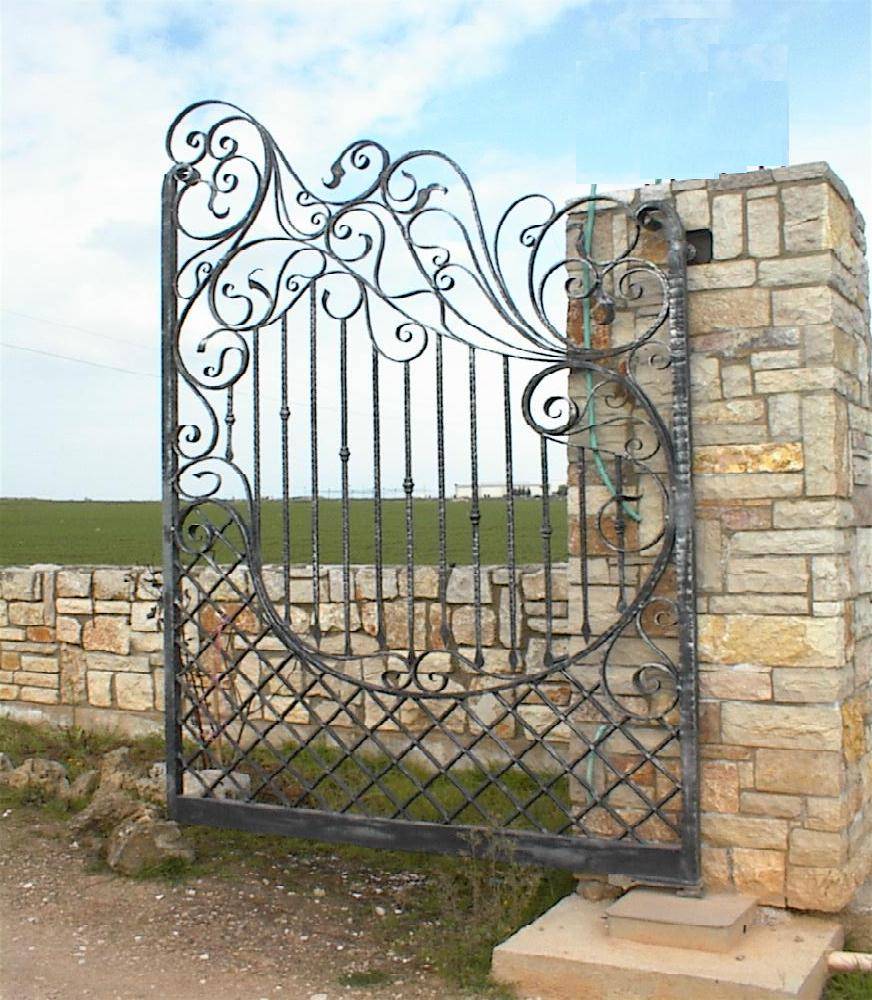 Iron gate handcrafted