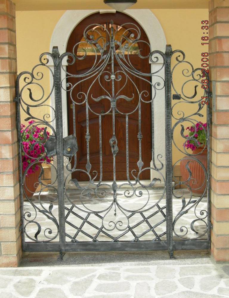 Wrought Iron Security gate italian style