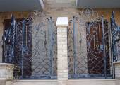 Small wrought iron gates