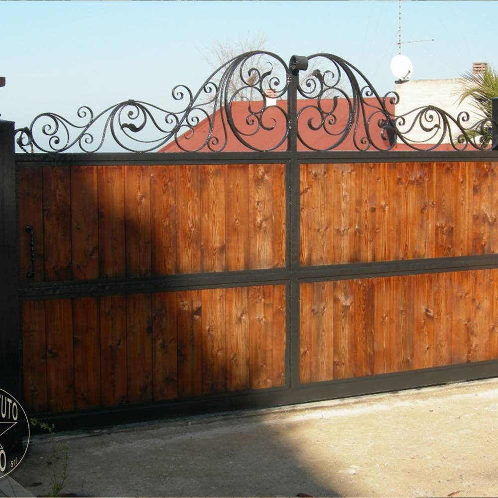 Wrought iron gate