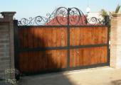 Wrought iron gate