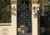 Wrought iron gate