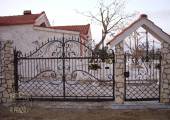 Wrought iron gate