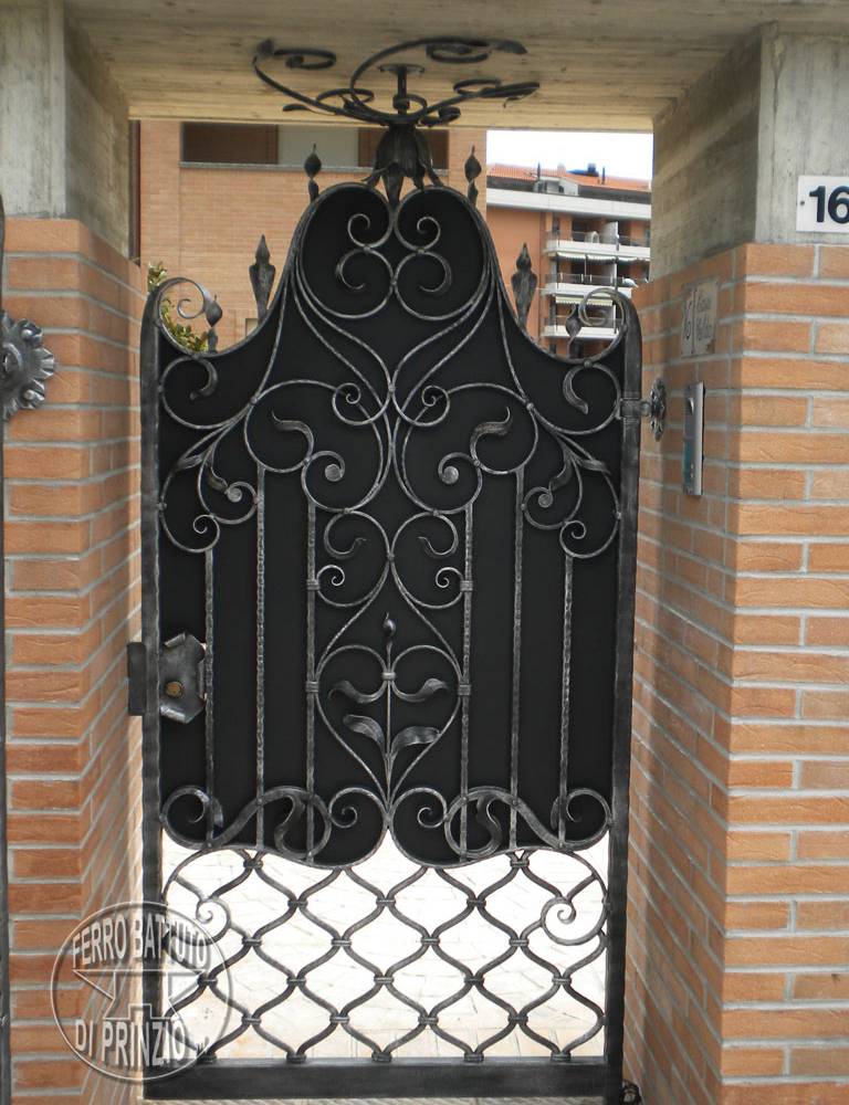 Wrought iron gate Italy