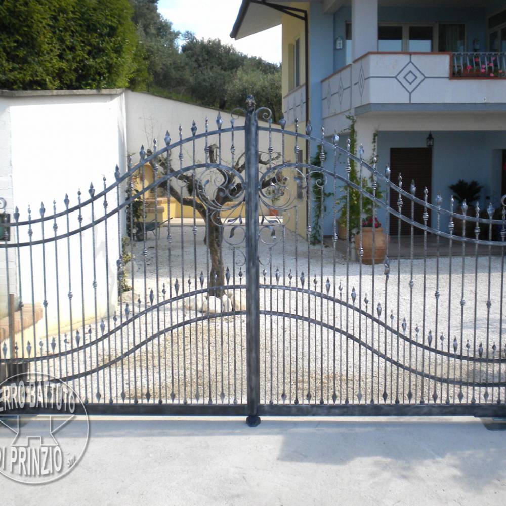 Wrought iron gate