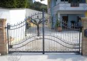 Wrought iron gate