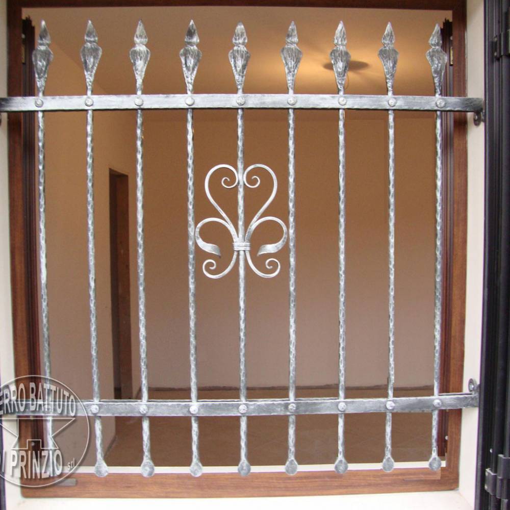 Wrought iron grille