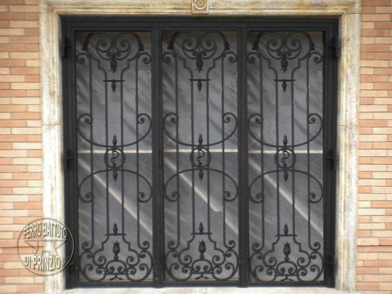Wrought iron protection for windows