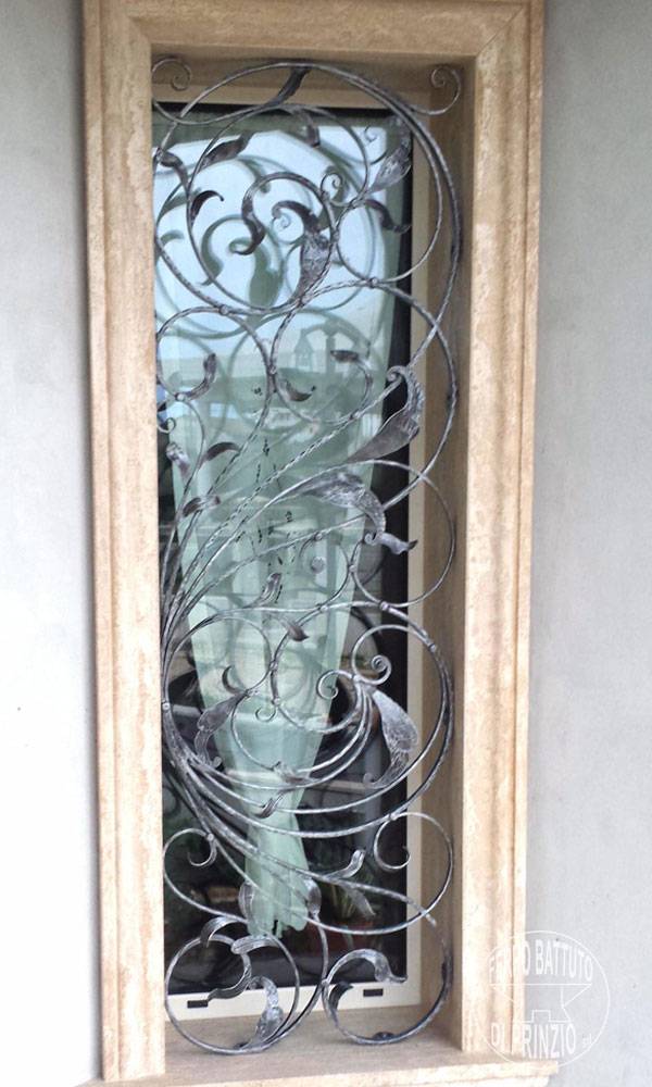 Wrought iron grille
