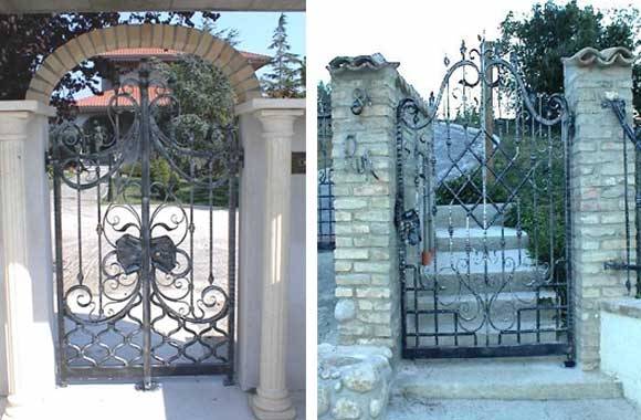 wrought iron gates models